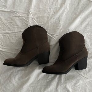 Rocket Dog Dark Brown Ankle Booties